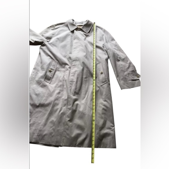 COPY - Burberry Men's Trench Long Coat  Size: 40 Regular Vintage - Picture 12 of 16